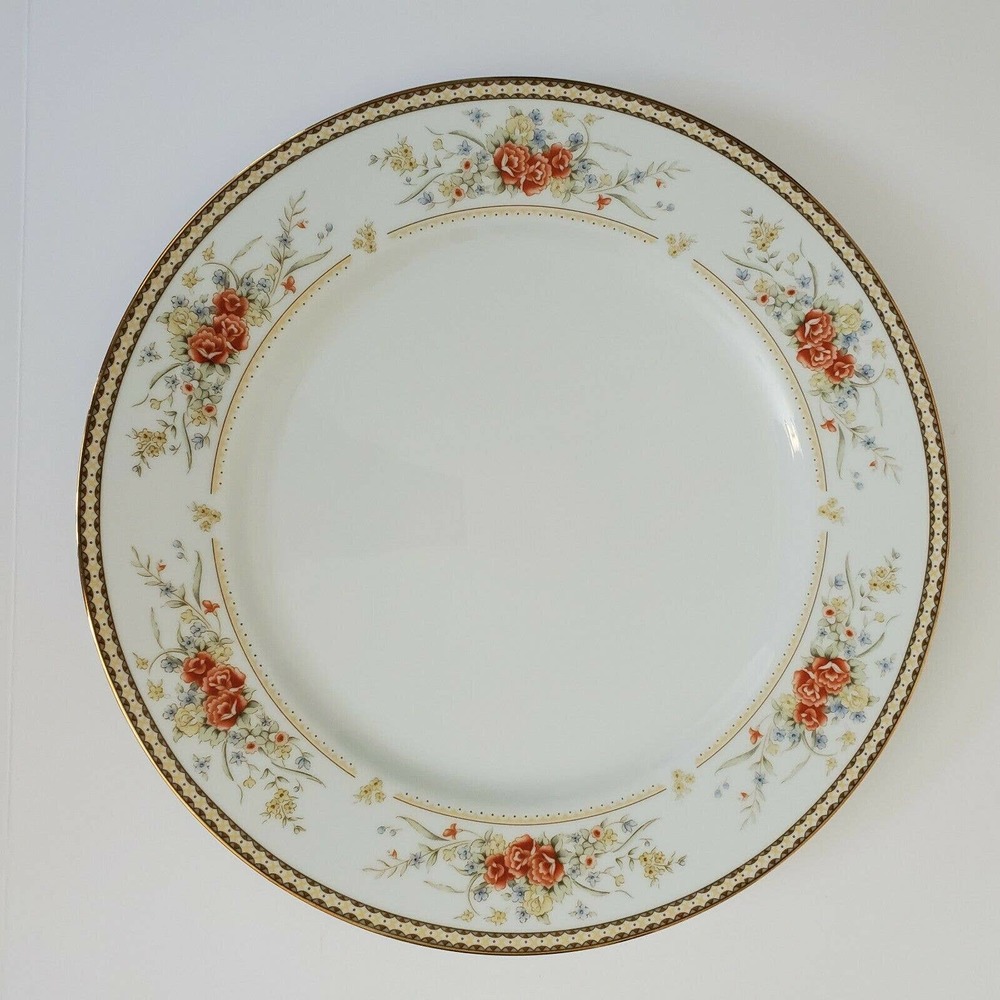 Mikasa Fine China Windsor L9039 Serving Platter Gold Rimmed 12"